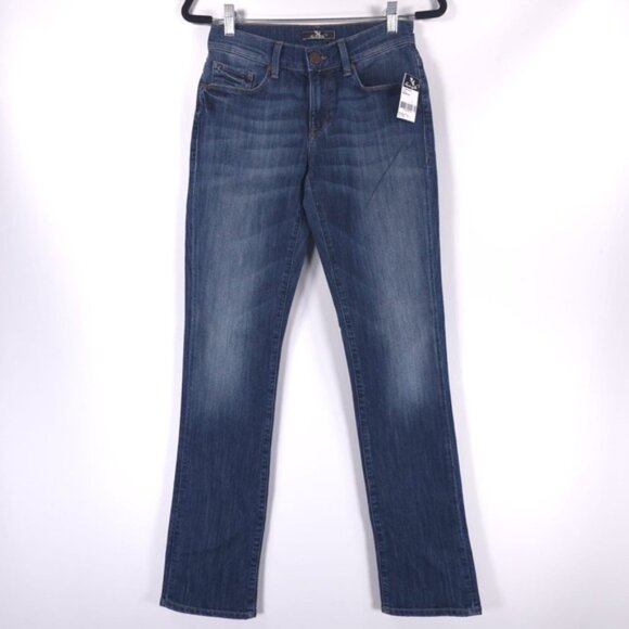 NWT 34 HERITAGE EMMA JANE Mid Rise Straight Leg Jeans N042626 Size 27/33 - Picture 2 of 14